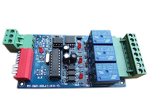 3 Channel 5A DMX512 Controlled Relay Switch Kit DIY Converter DMX Dimmer Relay von Nutbro