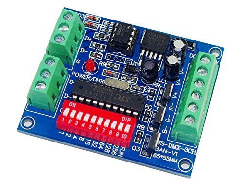 Nutbro 3 Channel DMX512 Controller Driver DMX Decoder 15A For RGB Led Nutbro 3 Channel DMX512 Controller Driver DMX Decoder 15A For RGB Led von Nutbro