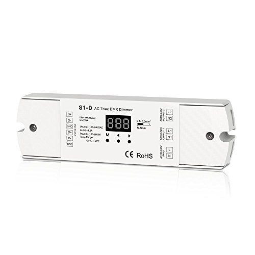 AC Triac DMX Dimmer Two Channel Output 2 Channel Dimmer Triac Dimmable and Mosfet Dimmable Input Voltage 100-240VAC Output voltage 2 x 100-240VAC von Nutbro