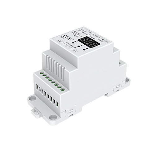 DMX512 to 4CH 0-10V Decoder 0-10V LED Dimmer DMX512 Signal to 0-10V Signal RGB/RGBW controller 4 Channel Dimmer 5-24V von Nutbro