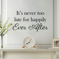 Happily Ever After Wand Zitat-Aufkleber-Wandaufkleber-Home Decor-Zitat-Happily Ever After Wandaufkleber-statement-Geschenk-Muskatnuss Wandsticker Happily Ever After Wand Zitat-Aufkleber-Wandaufkleber-Home Decor-Zitat-Happily Ever After Wandaufkleber-statement-Geschenk-Muskatnuss Wandsticker von NutmegWallStickers