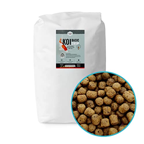 Nutramare KoiBasic 10kg | Schwimmendes Koi-Fischfutter für Frühjahr & Sommer | Mit Lachsöl & Montillit Aktivton | Ganzjahresfutter von Nutramare
