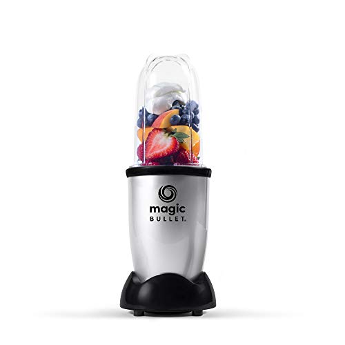 Magic Bullet, Elektrischer Mixer, Zerkleinerer, Smoothiemixer, Smoothie Maker, 200 Watt Leistung, Einfach und schnell in der Anwendung, Kompakt, Leicht zu reinigen, MBR03, Grau von Magic Bullet