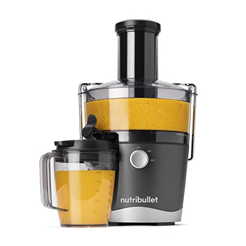 nutribullet Entsafter, Kaltentsafter, Obst- und Gemüseextraktor, Fruchtsaftpresse, Täglicher Gebrauch, Leicht zu Reinigen, 1,5 L Fruchtfleischbehälter, NBJ100G von NutriBullet