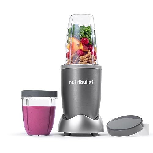 nutribullet Original, Smoothie Maker, 600 Watt Leistung, Einfach und schnell in der Anwendung, Kompakt, Leicht zu reinigen, Elektrischer Mixer, Zerkleinerer, Smoothiemixer, NB606DG, 1er Pack von NutriBullet