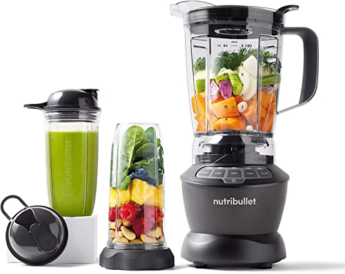 Nutribullet Mixer in voller Größe, elektrischer Mixer, Multifunktions-Zerkleinerer, professioneller Zerkleinerer, 1000 Watt Leistung, 1,6 l BPA-freies Glas von NutriBullet