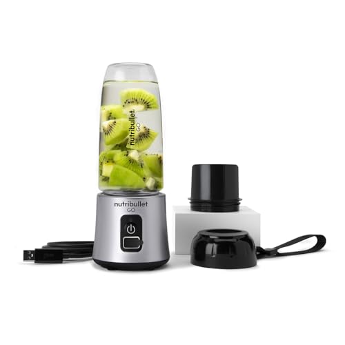 Nutribullet 1638 GO Akku-Mixer (Silber), 17,8 cm* 9,0 cm* 9,0 cm von NutriBullet