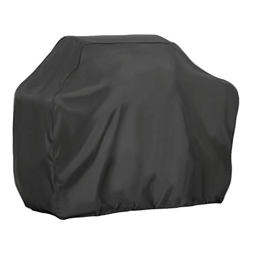 Grill Abdeckung BBQ Schutzcover Garten Grillabdeckung wasserdicht staubdicht robust aus Oxford Stoff schwarz 6 Größen für Outdoor Grillparty Terrasse Garten von NutriEss