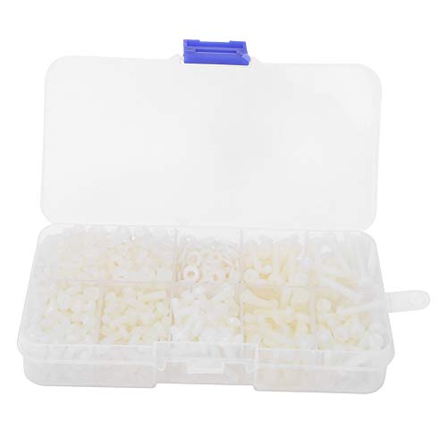 M3 Nylon Schrauben Muttern Unterlegscheiben Set Hochwertiges 810 Teile Sortiment für Elektronik DIY Projekte schwarz weiß M3 Nylon Schrauben Muttern Unterlegscheiben Set Hochwertiges 810 Teile Sortiment für Elektronik DIY Projekte schwarz weiß von NutriEss