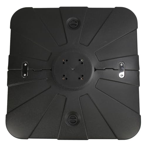 NutriEss Cantilever Schirmständer mit Idealn schweres Gewicht 120KG staubil stabilisierend für große Sonnenschirme im Garten oder auf der Terrasse HDPE Material 83 x 83 x 18cm NutriEss Cantilever Schirmständer mit Idealn schweres Gewicht 120KG staubil stabilisierend für große Sonnenschirme im Garten oder auf der Terrasse HDPE Material 83 x 83 x 18cm von NutriEss