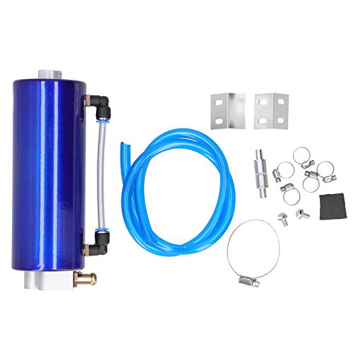 Nutriess Universal Oil Catch Tank Reservoir Can Kit mit Ölrohrhalterung Klemmen Schraubmutteranschlussblau (Blue) von NutriEss