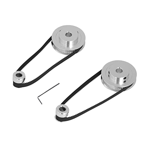 Timing Riemenscheiben Set 20 Zähne 60 Zähne Aluminium Synchronrad mit 280mm Länge 6mm Breite Zahnriemen für 3D Drucker Fräsmaschine CNC Drehmaschine Timing Riemenscheiben Set 20 Zähne 60 Zähne Aluminium Synchronrad mit 280mm Länge 6mm Breite Zahnriemen für 3D Drucker Fräsmaschine CNC Drehmaschine von NutriEss