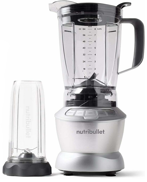Nutribullet Mixer mit Impulsfunktion und Rezepten in spanischer DEFEKTWARE von Nutribullet