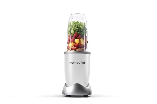 nutribullet Pro, 900 Watt Leistung, Einfach und schnell in der Anwendung, Kompakt, Leicht zu reinigen, Mit 700 ml Becher, Smoothiemixer, Smoothie Maker, Elektrischer Mixer, NB904W von Nutribullet