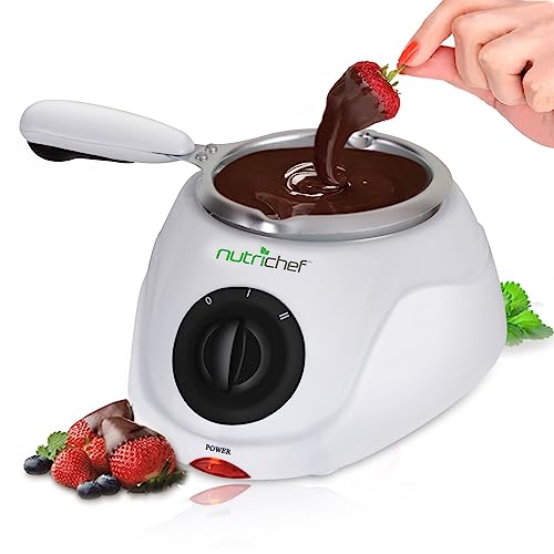 NutriChef PKFNMK14.5 Elektrisches Schokoladen-Fondue-Set von Nutrichef