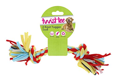 Nuts For Knots Twist-Tee Hundespielzeug mit 2 Knoten, Baumwolle, Größe L Nuts For Knots Twist-Tee Hundespielzeug mit 2 Knoten, Baumwolle, Größe L von Nuts For Knots