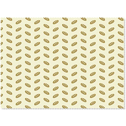 Nuts Innovations Bienenwachstuch XXL Brot Bienenwachstuch I 1 Stück I Wiederverwendbare Wachstücher I Beeswax Wrap I Alternative zur Frischhaltefolie I 35 x 35 cm von Nuts Innovations