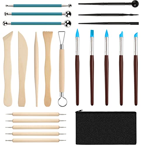 Modellierwerkzeug 22 Stück Modelierwerkzeugset Ton Keramik Werkzeug Set,Sculpting Polymer Clay Tools Töpfern Werkzeug, Pottery Clay Tool für Skulptur Carving Tool,Profis und Schnitzwerkzeug AnfäNger Modellierwerkzeug 22 Stück Modelierwerkzeugset Ton Keramik Werkzeug Set,Sculpting Polymer Clay Tools Töpfern Werkzeug, Pottery Clay Tool für Skulptur Carving Tool,Profis und Schnitzwerkzeug AnfäNger von Nuts OT nuts
