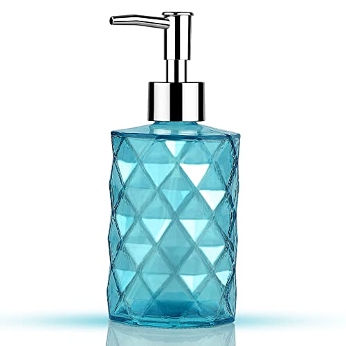 Seifenspender Glas 330ml Küche Shampoo Duschgel Spender Für Dusche Badezimmer Flaschen Zum Befüllen Spülmittelspender Pumpspender Soap Dispenser Flüssigseife von Nuts OT nuts