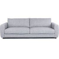 Nuuck - Bente 3-Sitzer Sofa, 230 x 100 cm, hellgrau (Melina Grey Breeze 1240) von Nuuck