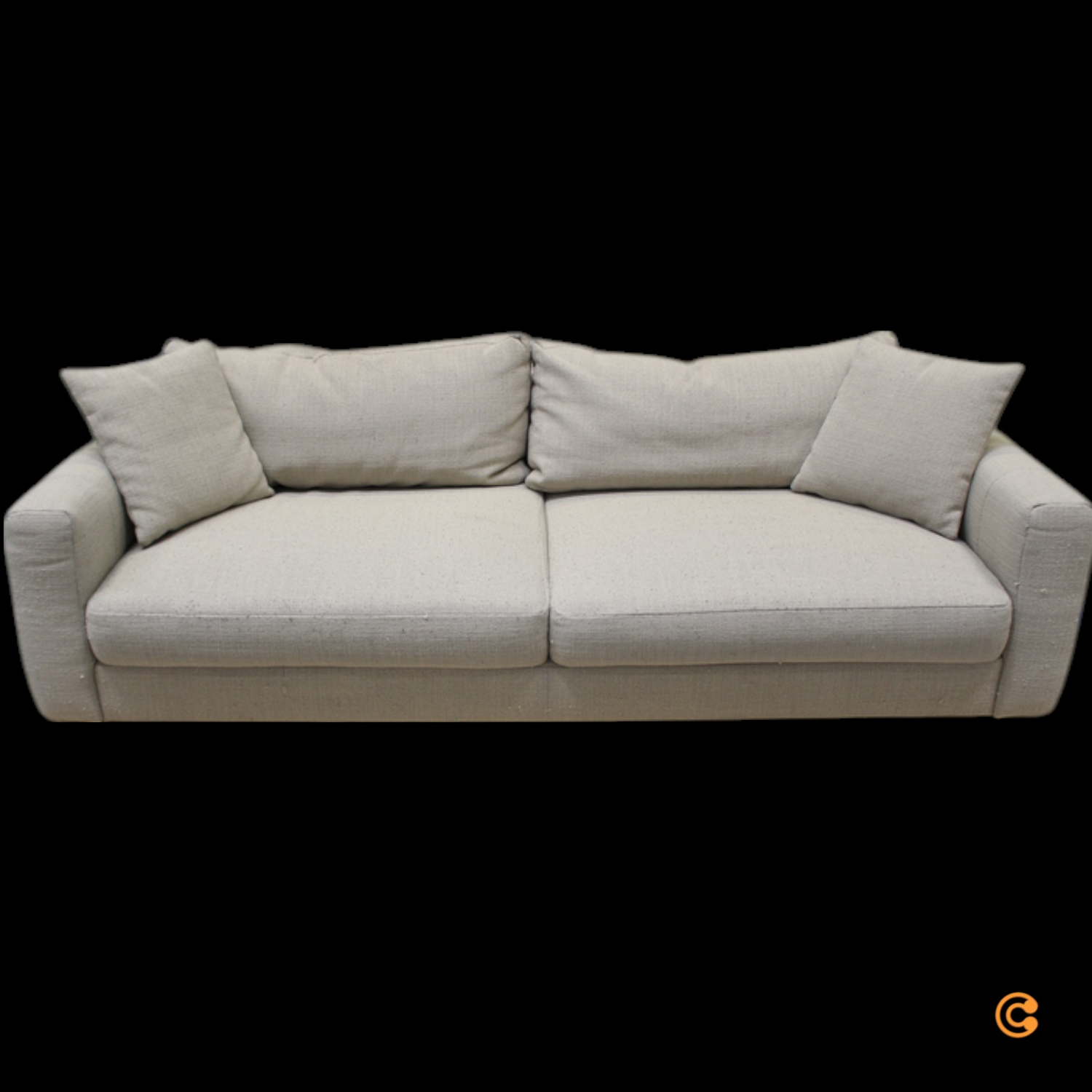 Nuuck Bente 3 Sitzer Sofa Polstersofa Couch Beige 230x100cm Siehe Text/Fotos B-Ware von Nuuck