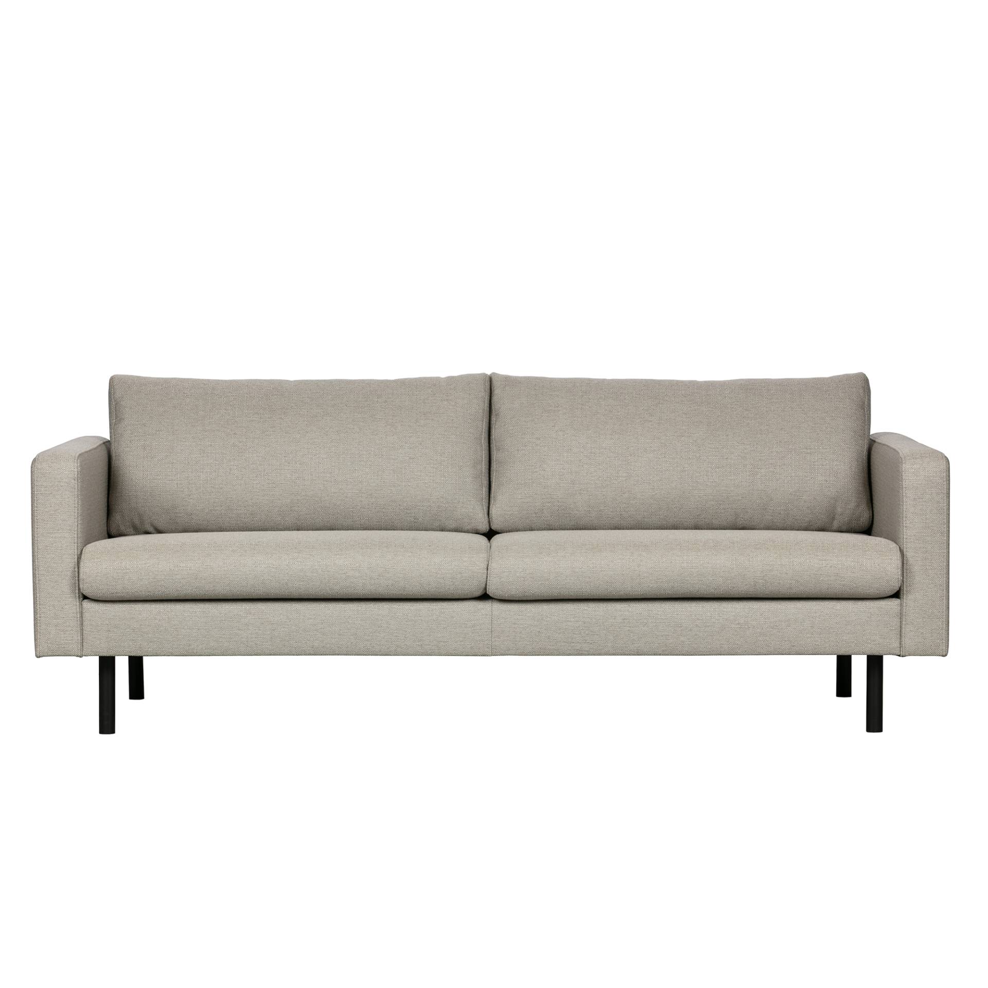 Nuuck - Mette 3-Sitzer Sofa - hellgrau/Bezug 100% Polypropylen/LxBxH 203x92x78cm von Nuuck