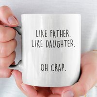 Papa Geschenkidee Von Tochter, Lustige Geschenkidee, Vatertag, Weihnachten, Geburtstagsgeschenk Für Kaffee Tasse Wie Vater Papa Geschenkidee Von Tochter, Lustige Geschenkidee, Vatertag, Weihnachten, Geburtstagsgeschenk Für Kaffee Tasse Wie Vater von NuurGifts