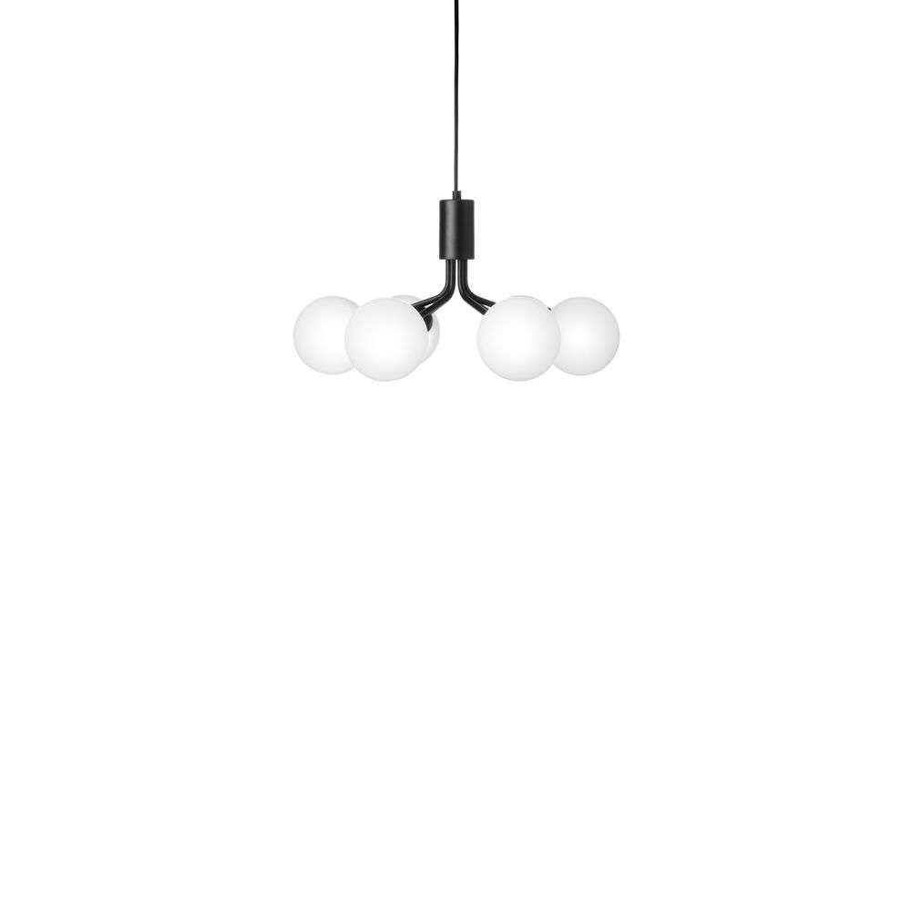 Nuura - Apiales 6 Pendelleuchte Satin Black/Opal von Nuura