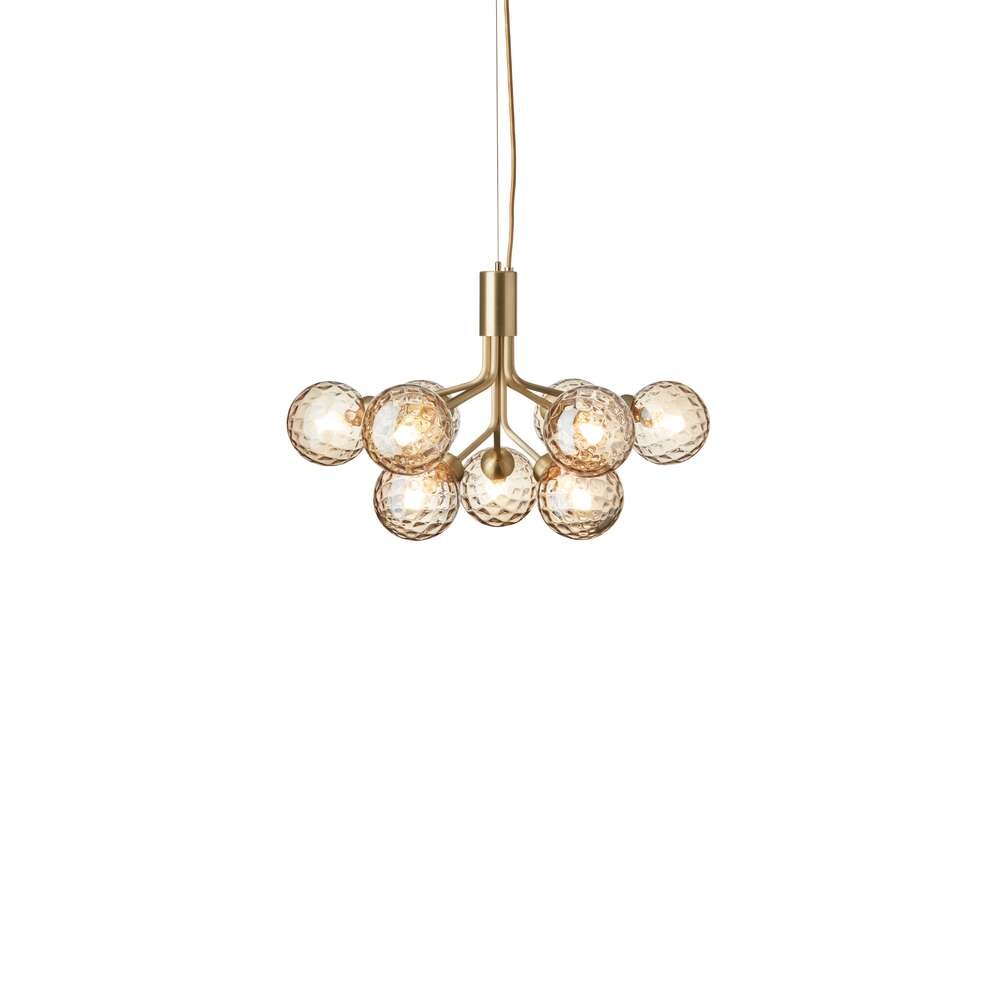 Nuura - Apiales 9 Chandelier Brushed Brass/Optic Gold Nuura von Nuura