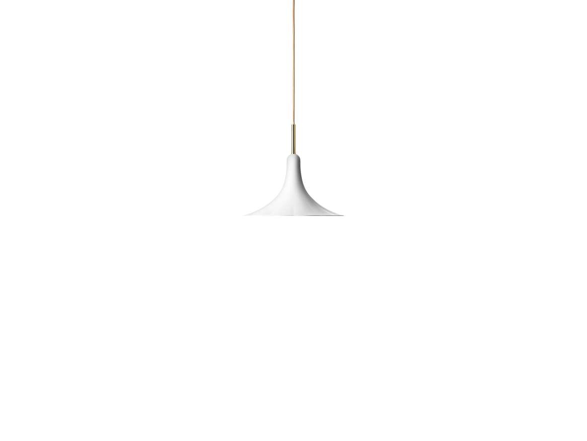 Nuura - Petalii 1 Pendelleuchte Small White/Polished Brass Nuura von Nuura