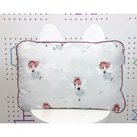 Graue Fee Baby Kissen, Personalisierte Märchen Baumwolle Und Minky Größe Kleinkind Oder Kinder | Nuva von NuvaArt