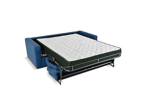 Nuvole di Sonno - Matratze Neptun für Klappschlafsofa aus Waterfoam H 17, ergonomisch, Bezug mit Aloe Vera, hypoallergen, Made in Italy (H 17, 140 x 190) von Nuvole di Sonno