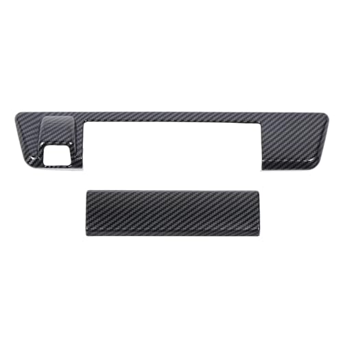 Heckklappen-Türgriffabdeckung, Heckklappengrenze für die Heckklappe, ABS-Kohlefaserstil-Klebstoff-Installation Scratch Protection 2pcs Austausch-Trimm geeignet für D-Max 2021-20 (Kohlefaserstil) von Nuvollo
