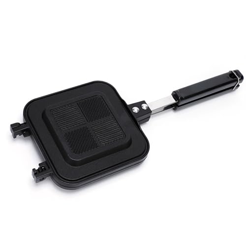 Sandwichpfanne, doppelseitige Sandwich -Bratpfanne, Aluminiumlegierung Nicht -Stick 36 x 14 cm Sandwich Grill Pfanne für Küchenkochpicknicks geeignet Sandwichpfanne, doppelseitige Sandwich -Bratpfanne, Aluminiumlegierung Nicht -Stick 36 x 14 cm Sandwich Grill Pfanne für Küchenkochpicknicks geeignet von Nuvollo