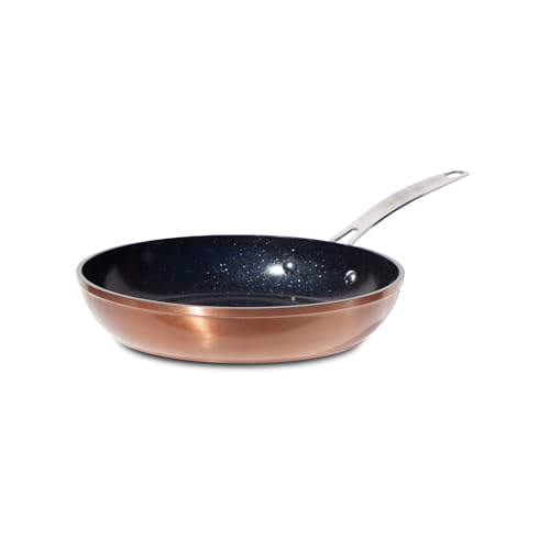 Nuwave 20CM l gesunde Duralon Kupfer Keramik Antihaft-Bratpfanne, PFAS-frei, spülmaschinen- und ofenfest, induktionsfest, hitzebeständige Griffe, mit Diamanten angereichert, kratzfeste Oberfläche von Nuwave