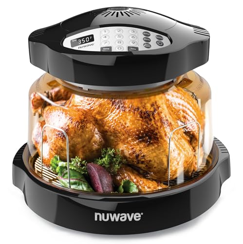 Nuwave Pro Plus 2 Infrarot-Backofen, neu & verbessert, frisch oder gefroren kochen, kein Auftauen oder Vorheizen, gesund kochen, 360° Surround-Garen, einstellbare Temperaturen, 100 Voreinstellungen & von Nuwave