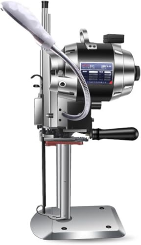 Industrielle Stoffschneidewerkzeuge, professionelle Stoffschneidemaschine, vertikaler Lederschneider, gerades Messer, Stoffschneider mit LED-Licht,8″ von Nuxyyds