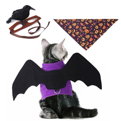 Hunde- -Kostüm, Halloween-Kleidung, Katzen-Outfit, Haustier-Party-Bekleidung, Cosplay-Tierzubehör, Feier, lustiges kleines Kätzchen, Welpen-Outfit, Kostüm mit Schal, Kopfbedeckung, Zubehör Hunde- -Kostüm, Halloween-Kleidung, Katzen-Outfit, Haustier-Party-Bekleidung, Cosplay-Tierzubehör, Feier, lustiges kleines Kätzchen, Welpen-Outfit, Kostüm mit Schal, Kopfbedeckung, Zubehör von Nuyhadds