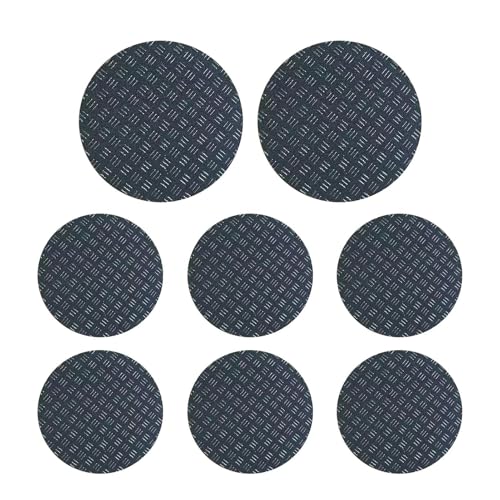 Laufbandmattenpads Unter Laufbandmatte - rutschfeste Laufband Pads, Runde Fitness Ausrüstung Matte | 8X Nicht Schlupf Wandermaschine Pad, Doppelseitiger Teppichschutz Für Home Fitnessstudio Laufbandmattenpads Unter Laufbandmatte - rutschfeste Laufband Pads, Runde Fitness Ausrüstung Matte | 8X Nicht Schlupf Wandermaschine Pad, Doppelseitiger Teppichschutz Für Home Fitnessstudio von Nuyhadds