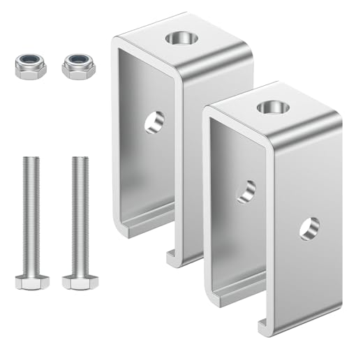 Metall Channel Trolley Bracket - 2x Intermediate Track Hanger -Unterstützung, Heavy -Duty Channel Trolleys Halter | Nussmontierte 1-5/8-Trolley-Halterung Für Die Garage Mall Workshop Und Kommerzielle Metall Channel Trolley Bracket - 2x Intermediate Track Hanger -Unterstützung, Heavy -Duty Channel Trolleys Halter | Nussmontierte 1-5/8-Trolley-Halterung Für Die Garage Mall Workshop Und Kommerzielle von Nuyhadds