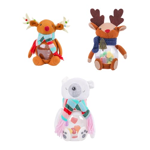 Nuyhadds Weihnachts Plätzchendose | Gefüllte Deko-Dosen - 3 Festliche Leckereien Behälter Für Schrank Schreibtisch Theke Vorratsschrank Zuhause Klassenzimmer Nuyhadds Weihnachts Plätzchendose | Gefüllte Deko-Dosen - 3 Festliche Leckereien Behälter Für Schrank Schreibtisch Theke Vorratsschrank Zuhause Klassenzimmer von Nuyhadds