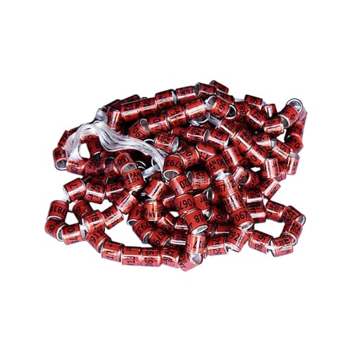 Taubenbeinringe-Langlebige Aluminiumgröße codierte Bänder, UV-resistente Finish | Avianidentifikationsbänder, Rennpaarungs -Tagging -Accessoire, Leichte wiederverwendbare Clippers, Easy Secure Fit für Taubenbeinringe-Langlebige Aluminiumgröße codierte Bänder, UV-resistente Finish | Avianidentifikationsbänder, Rennpaarungs -Tagging -Accessoire, Leichte wiederverwendbare Clippers, Easy Secure Fit für von Nuyhadds