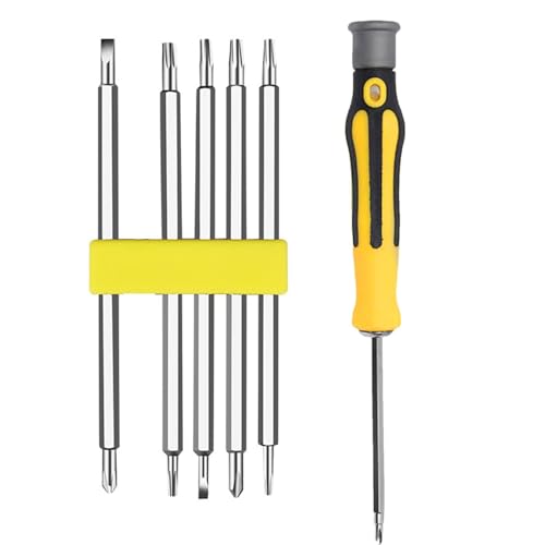 Tech Werkzeug Set - Multifunction Screwdriver Set, 6-in-1 Schraubenzieher Set | Magnetischer Mini Bit Schrauber, Starke Kombi-Werkzeuge, für Reparaturen, Heimwerken, Elektronik, Arbeitsplatz Nutzung Tech Werkzeug Set - Multifunction Screwdriver Set, 6-in-1 Schraubenzieher Set | Magnetischer Mini Bit Schrauber, Starke Kombi-Werkzeuge, für Reparaturen, Heimwerken, Elektronik, Arbeitsplatz Nutzung von Nuyhadds