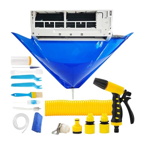 Air Conditioner Cleanings Kit, Mini Split Dust Washing Protector, Reusable Wall Mounted Shield Cover, Splash-Resistant Maintenance Tool, Good for AC Cleaning, 130x65cm von Nuyhgtr