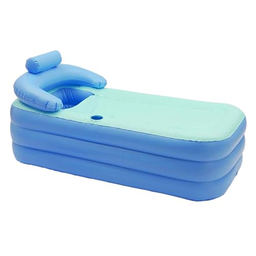 Aufblasbare Badewanne,PVC Faltbare Aufblasbare Wanne Mit Sitzmatte Für Dusche | Klappbare Wanne Für Männer Söhne Frauen Töchter Teenager Ehemann Familie Jugendliche Aufblasbare Badewanne,PVC Faltbare Aufblasbare Wanne Mit Sitzmatte Für Dusche | Klappbare Wanne Für Männer Söhne Frauen Töchter Teenager Ehemann Familie Jugendliche von Nuyhgtr