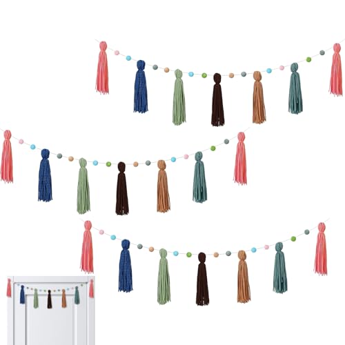 Boho Girlande - Bunte Boho Girlande Dekoration - Festliche Deko Für Weihnachten Kinderzimmer Geburtstag Fotografie | Pinnwand Dekoration Für Grundschule Bibliothek Kindergarten Und Boho Girlande - Bunte Boho Girlande Dekoration - Festliche Deko Für Weihnachten Kinderzimmer Geburtstag Fotografie | Pinnwand Dekoration Für Grundschule Bibliothek Kindergarten Und von Nuyhgtr