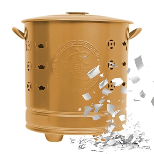 Burn Can - Stainless Steel Outdoor Fire Pit for Backyard, Patio Use with Heat Resistant Function, Garden Fireplace for Courtyard Yard Bonfire, 10.24x10.24x11.42 inches Burn Can - Stainless Steel Outdoor Fire Pit for Backyard, Patio Use with Heat Resistant Function, Garden Fireplace for Courtyard Yard Bonfire, 10.24x10.24x11.42 inches von Nuyhgtr