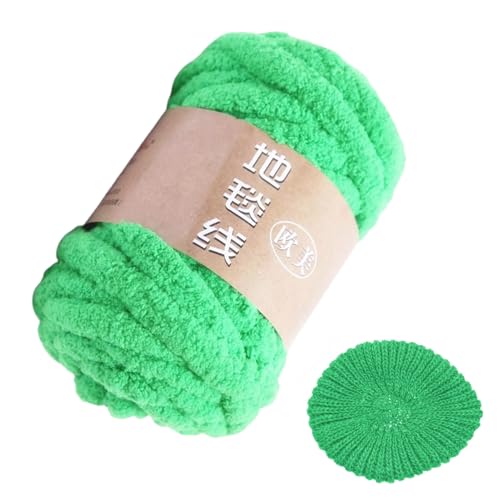 Chenillewolle | Chenille Häkeldeckengarn | Polyester-Wollknäuel zum Basteln, vielseitig einsetzbar für selbstgemachte Hand- und Deckenschals von Nuyhgtr