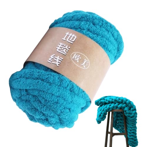 Garn zum Häkeln von Decken, Häkeldeckengarn, Polyester-Wollknäuel zum Basteln, vielfältige Verwendungsmöglichkeiten für Deckenschals, DIY-Hand von Nuyhgtr