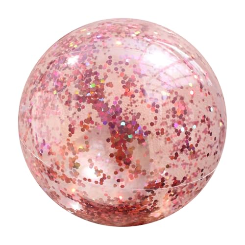 Glitter Beach Bälle - Leichter Poolball für Sommerfeiern, Konfetti -Outdoor -Spiele mit einfachem Pumpen, schwimmendes Spielzeug für Kinderschwimmen und wiederverwendbare Dekoration, 16 Zoll Glitter Beach Bälle - Leichter Poolball für Sommerfeiern, Konfetti -Outdoor -Spiele mit einfachem Pumpen, schwimmendes Spielzeug für Kinderschwimmen und wiederverwendbare Dekoration, 16 Zoll von Nuyhgtr